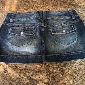 American Eagle Mini Skirt Jean 8 Cute